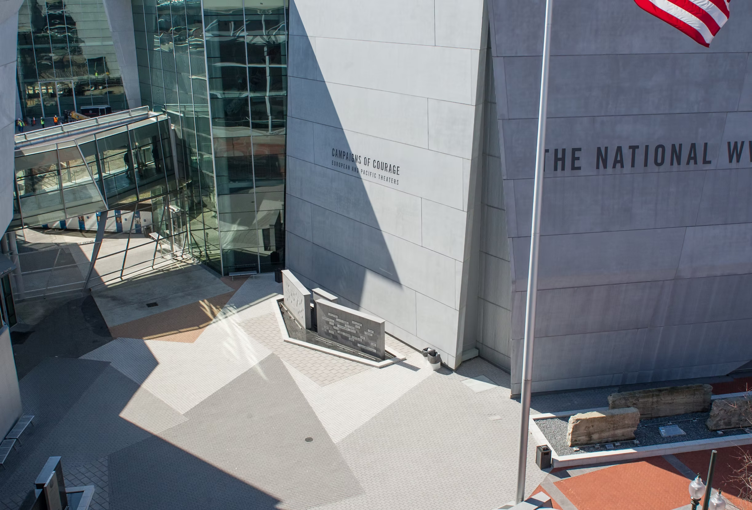 WW2 National Museum plaza