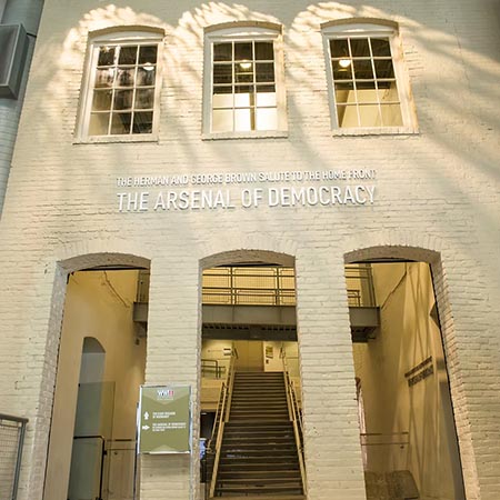 WWII Museum Monument Stairs entrance