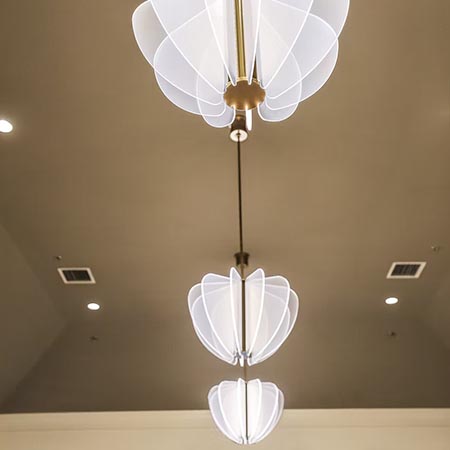 Tchefuncte Country Club chandelier lighting