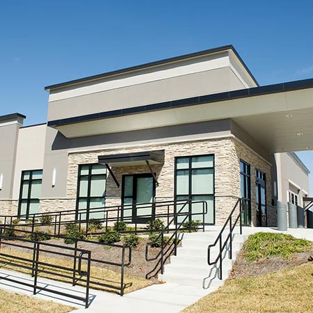 FMC Shell and Tenant Improvements building side exterior