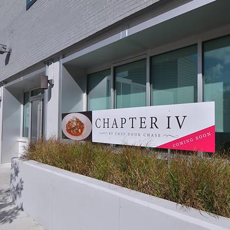 Chapter IV signage