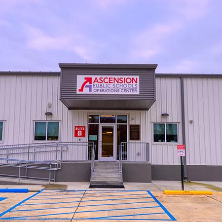 Ascension Parish School Board building front exterior