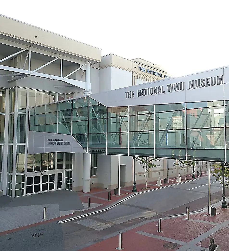 The National WWII Museum American Spirit Bridge exterior
