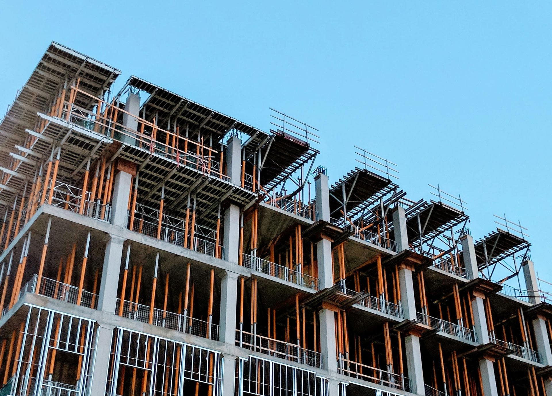 Appartment building construction site in Covington Louisiana