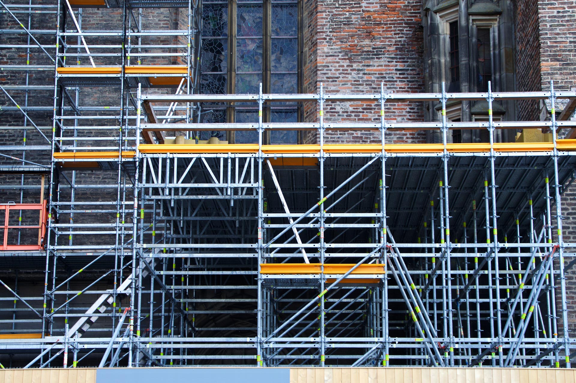 the renovation of an old church into a commercial space in New Orleans Louisiana